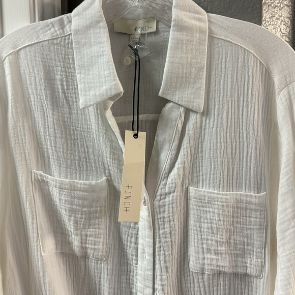 Pinch button up blouse - Picture 2 of 8